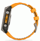 fēnix 8 – 47 mm, AMOLED - Sapphire, Titanium with Spark Orange/Graphite Silicone Band - 010-02904-11 - Garmin